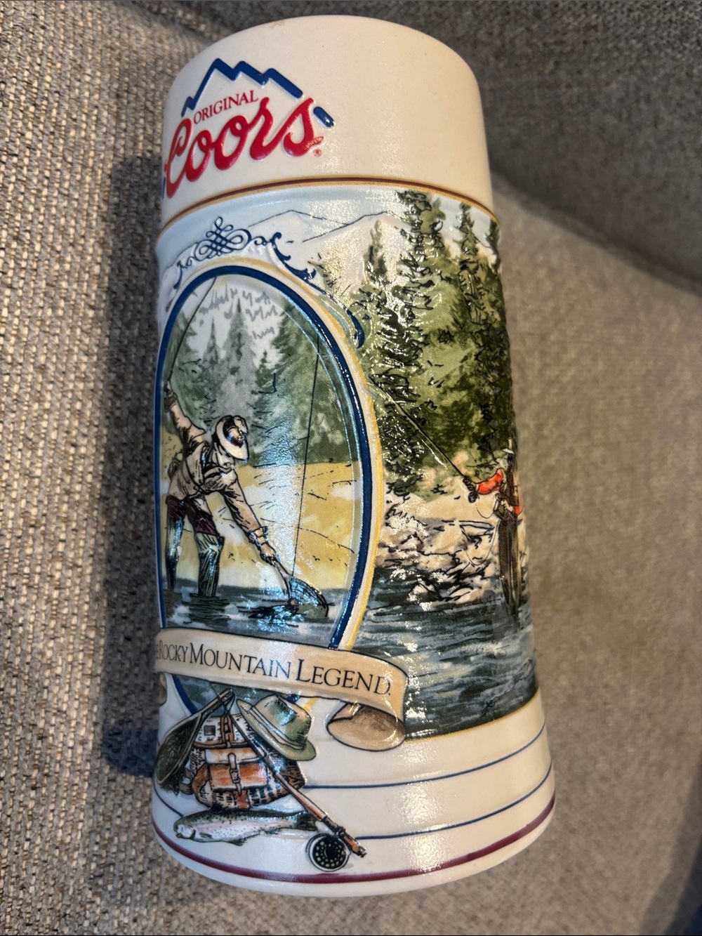 Vintage 1993 Rocky Mountain Legend series beer stein
